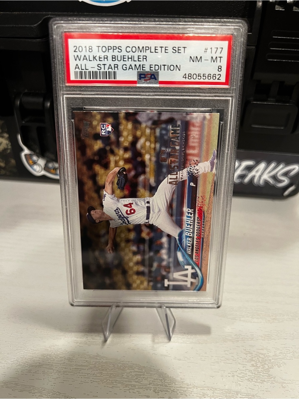 Walker Buehler rookie psa 8 card